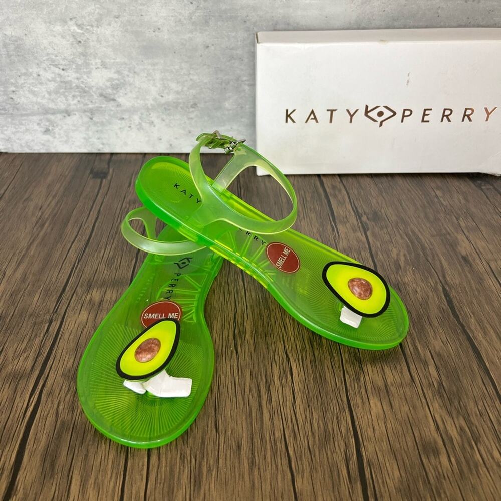 Katy Perry Avocado Gelly Sandals (Size 5)